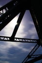 Steel structure sillouette