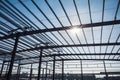 Steel structure workshop Royalty Free Stock Photo