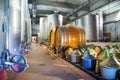 Steel Tank, Barrels And Carboy Royalty Free Stock Photo