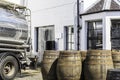 View of a whisky distillery Royalty Free Stock Photo