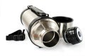 Steel thermos Royalty Free Stock Photo