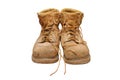 Steel toe workboots Royalty Free Stock Photo