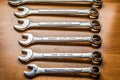 Steel tools for mechanics Royalty Free Stock Photo