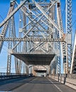 Steel Truss Bridge From Inside