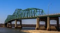 Steel Truss Bridge in Lacon, Illinois Royalty Free Stock Photo