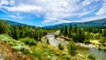 Steel Truss Railway Bridge over the Nicola River Royalty Free Stock Photo