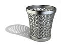 Steel wastepaper basket empty