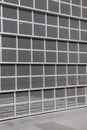 Steel wire mesh Gate Door for Security System of Warehouse Storage. Royalty Free Stock Photo