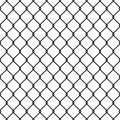 Steel Wire Mesh Seamless Background. Vector Royalty Free Stock Photo