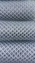 Steel wire mesh taxture detail of surface is identity background Royalty Free Stock Photo