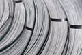 Steel Wire rod - Steel Coils Royalty Free Stock Photo