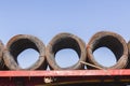 Steel Wire Rolls Royalty Free Stock Photo