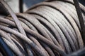 Steel Wire Rope Slings Roll Heavy Duty Grunge