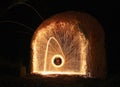 Steel Wool Photography Royalty Free Stock Photo