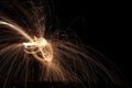 Steel Wool Photography, Jaisalmer, Rajasthan, India Royalty Free Stock Photo