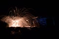 Steel wool photopgraphy Royalty Free Stock Photo