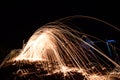 Steel wool photopgraphy Royalty Free Stock Photo