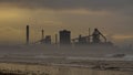 British steel works in Redcar.