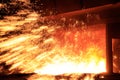 Steelmaking workshop Royalty Free Stock Photo