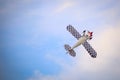 Steen Skybolt aerobatic airplane performing a demonstration flight at Timisoara Airshow, Romania