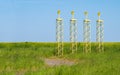 Steenokkerzeel, Flemish Brabant, Belgium - Aerodrome navigation beacon in the fields around the Brussels Zaventem airport