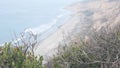 Steep cliff rock or bluff, California coast erosion. Torrey Pines vista overlook Royalty Free Stock Photo