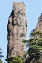Steep cliff in sanqingshan