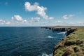 Cliffs and Atlantic Ocean at Loop Head in Ireland