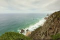 Steep coast at Cabo da Roca Lighthouse, Portugal