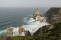 Steep coast at Praia da Ursa beach, Portugal