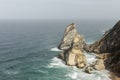 Steep coast at Praia da Ursa beach, Portugal