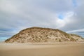 Steep eroded dune Royalty Free Stock Photo