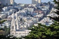 Steep hills of San Francisco, California, USA Royalty Free Stock Photo