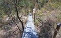 Steep metal staircase on Mt Cooroora hiking trail