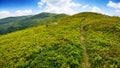 steep path up the hill