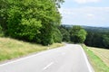 steep road into Elztal, west Royalty Free Stock Photo