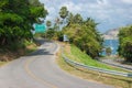 steep road turn Royalty Free Stock Photo