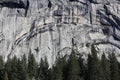 Steep Rock Mountainside Yosemite National Park