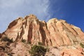 Steep rock outcrop and cliffs New Mexico