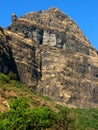 Steep rocky mountainside