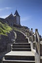 Steps to Church, Mers-les-Bains, France