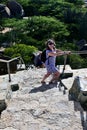 Steep Stone Steps at the Casibari Rock Formation on Aruba Royalty Free Stock Photo