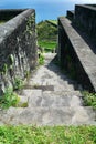 Steep Stone Steps Cut Into the Mountainside at Brimstone Hill Fortress, Saint Kitts