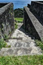 Steep Stone Steps Cut Into the Mountainside at Brimstone Hill Fortress, Saint Kitts