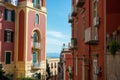 Steep street in Naples