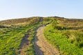 Steep winding footpath up the side of Higger Tor