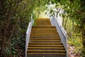 Steep Wooden Staircase Royalty Free Stock Photo