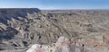 steep worn slopes from Hangpoint lookout, Fish River Canyon, Namibia