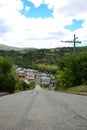 The steepest residential road in the world - Baldwin Street, Dunedin, South Island, New Zealand Royalty Free Stock Photo