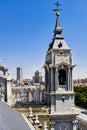 The steeple of Cathedral of Almudena